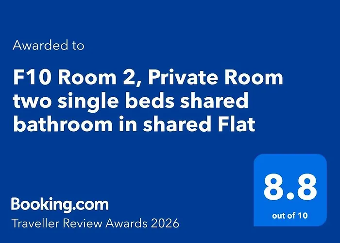 F10 2, Private Two Single Beds Shared Bathroom In Shared Flat Δωμάτια σε οικογενειακή κατοικία *